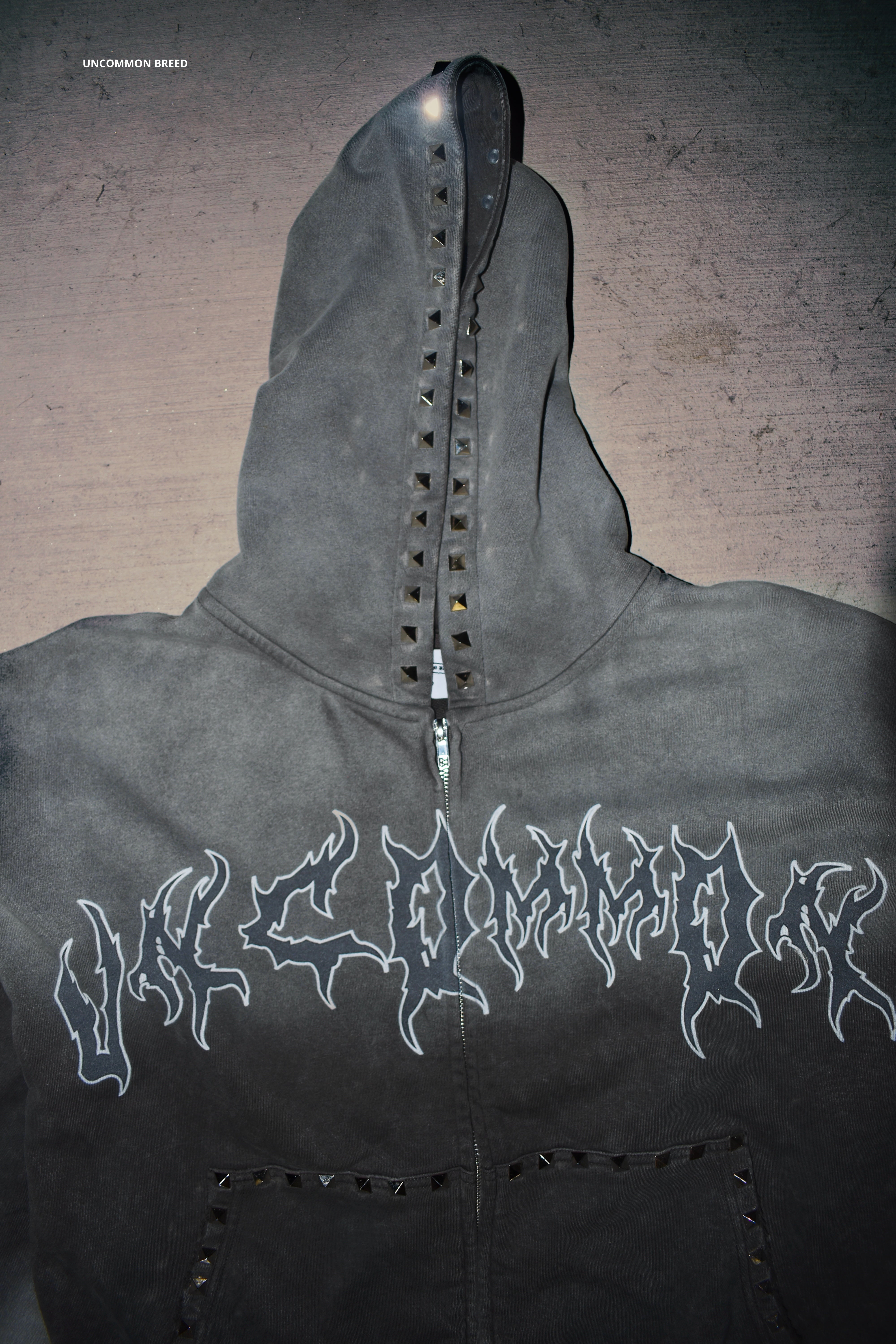 Heavyweight Pyramid Stud Hoodie